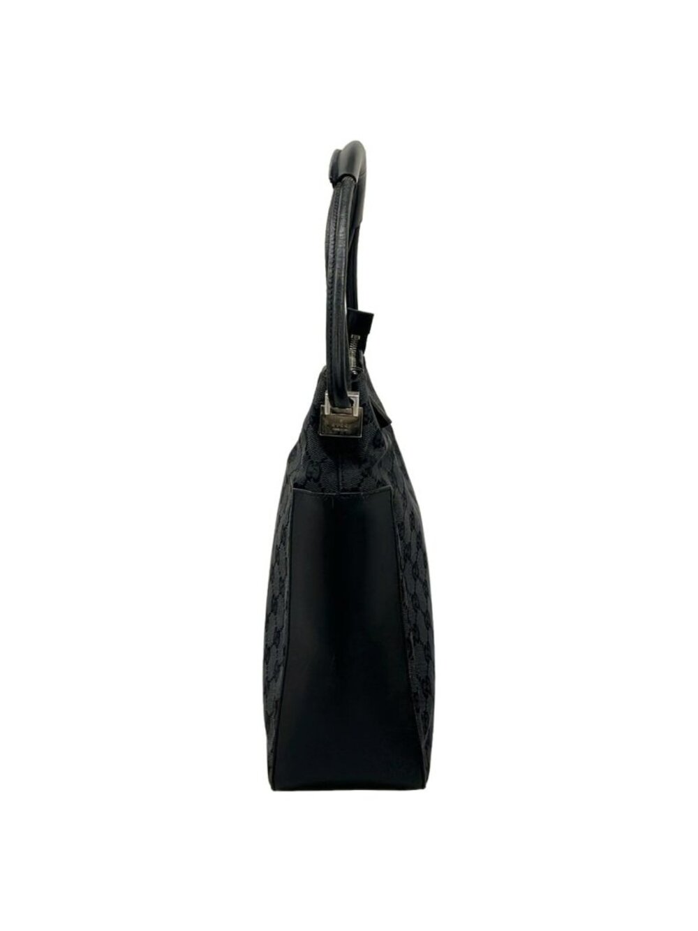 Gucci Handbag GG Pattern Black Leather - Picture 2 of 11